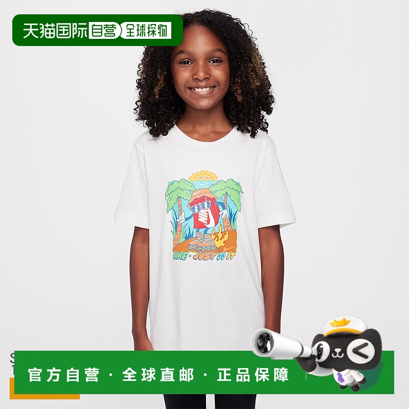 日本直邮Nike NSW TEE BOXY 3 短袖T恤 (HQ3240)适合青少年穿着这