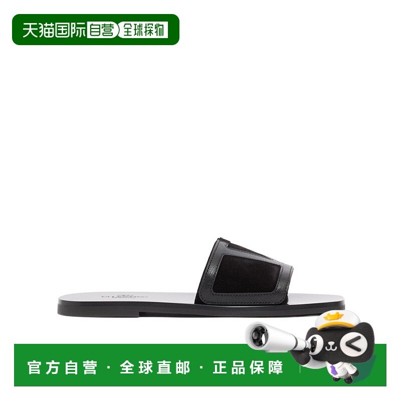 香港直邮VALENTINO 男士凉鞋 YS0J72FUH0NO AW2025 黑色 露趾拖鞋