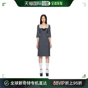 女士 香港直邮潮奢 TONG 蝴蝶结连衣裙 SHUSHU AW22DR06WFB714