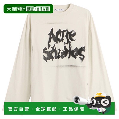 香港直邮Acne Studios 艾克妮 男士 Exford Goth 长袖徽标T恤 CL0