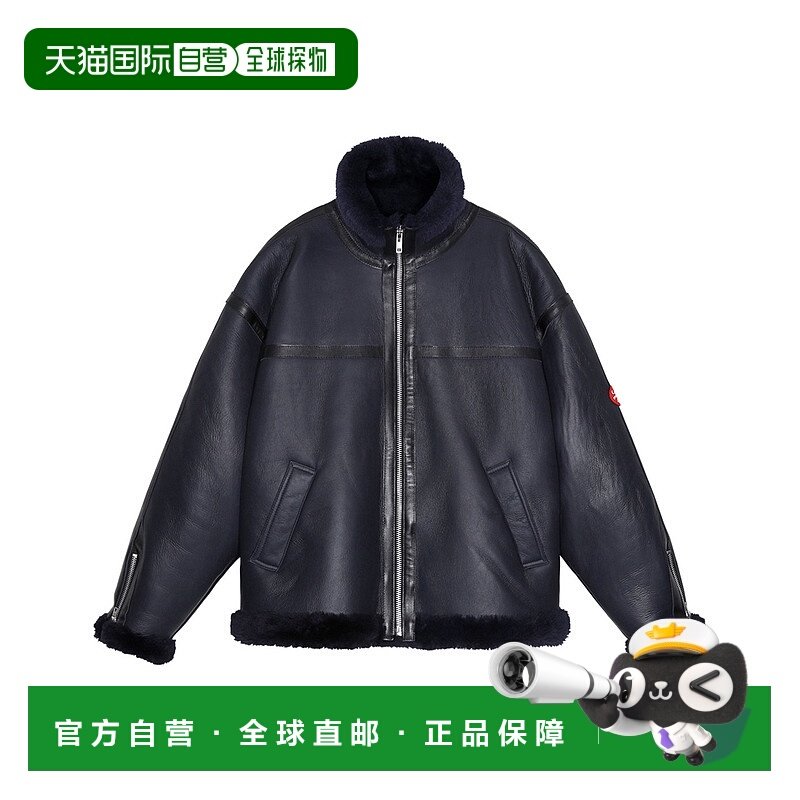 1h可退 日本直邮C.E 男士羊革立领飞行员夹克 CES26JK01