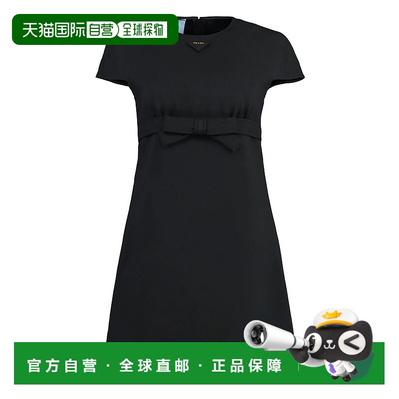 1h可退 香港直邮PRADA 女士连衣裙 P3O49SOOO155LF0002 SS2025 黑