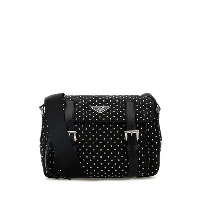 PRADA 女士手提包 1BD3822HGVF0002 SS2025 黑色 Prada Handbags.