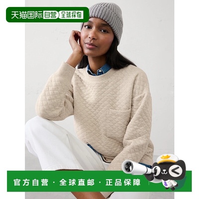 1h可退 日本直邮BANANA REPUBLIC 女装 宽松版型立领拉链 绗缝连