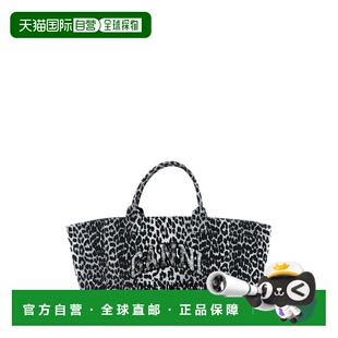 1h可退 香港直邮GANNI 甘尼 女士 'Leopard XXL Tote'... 珠片包