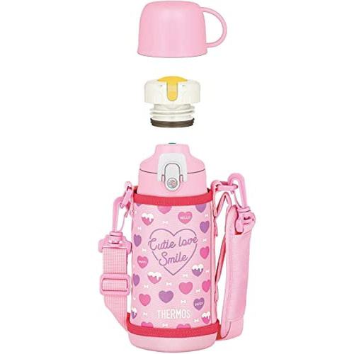 日本直邮膳魔师 水壶 真空保温两用0.6L/0.63L粉+白FJJ-601WF PKW