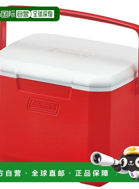 日本直邮Coleman Excursion 冷藏箱16夸脱15升红白配色2000027860
