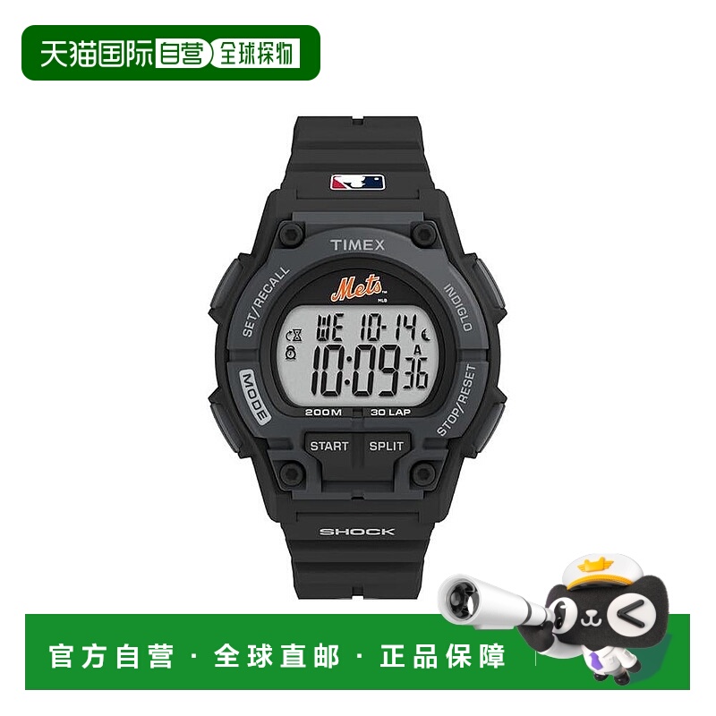 自营 Timex致敬MLB男士手表-黑色 美国奥莱直发男款天美时