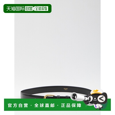 香港直邮CELINE 女士腰带 45BNN3A0138NO CO 黑色 CELINE VIVIENN