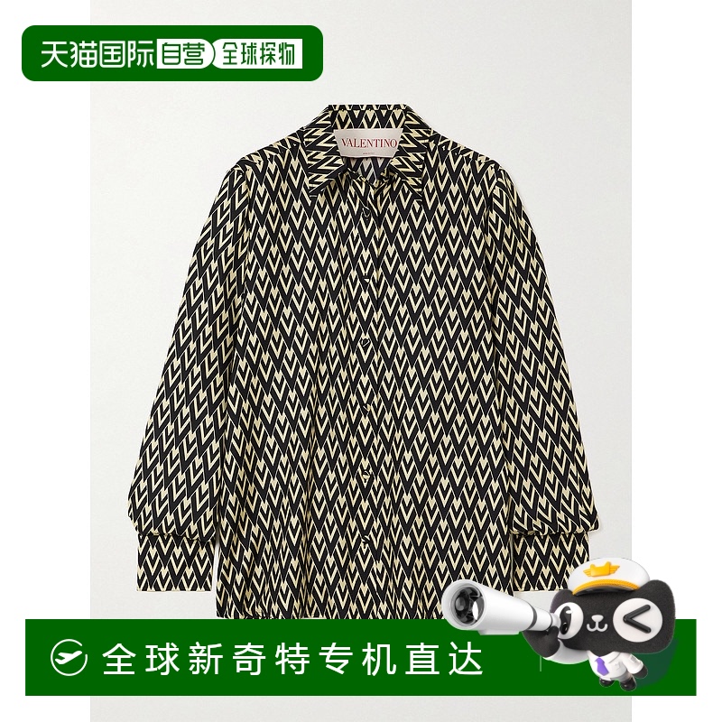 香港直邮潮奢 Valentino华伦天奴女士 Tout La V字母组合长袖