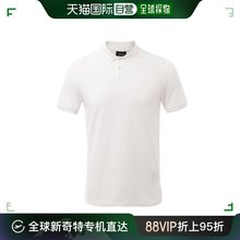 Polo衫 香港直邮Armani Jeans 白色纯棉男士 短袖 8N6F1 阿玛尼牛仔