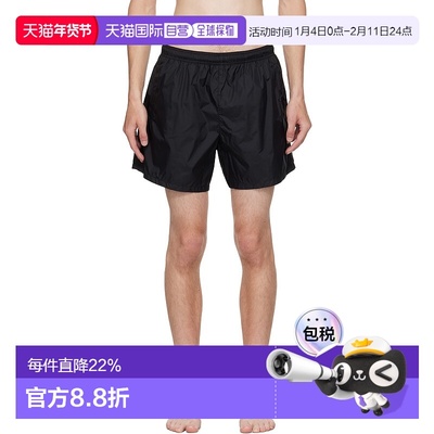 1h可退 香港直邮Our Legacy 男士 黑色 Drape Tech 泳裤 M2214DTB