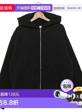 日本直邮LosAngeles Apparel 连帽衫 卫衣 抓绒拉链上衣 男士HF -