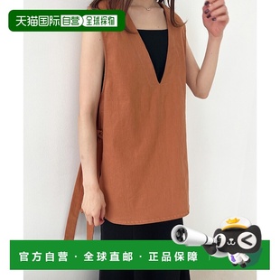 IM23GAE99 女士侧绑带深V领马甲 1h可退 日本直邮olu.