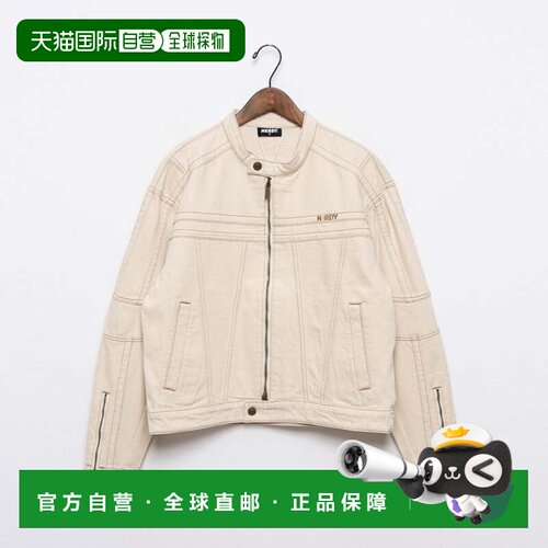 日本直邮NERDY UNI NY DENIM BIKER牛仔机车夹克 [NE8621EU000657