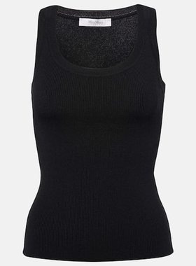 潮奢 MaxMara 麦斯玛拉 女士 Siro 休闲款罗纹针织背心上衣