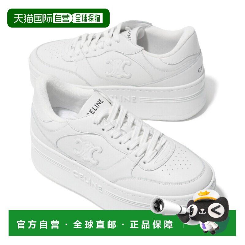 韩国直邮CELINE 小牛皮楔形运动鞋 (366475189C 01OP) 运动鞋图片