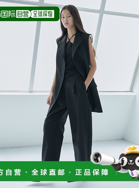 1h可退 日本直邮LE CIEL BLEU 女士高腰锥形长裤 26A68305阔腿裤