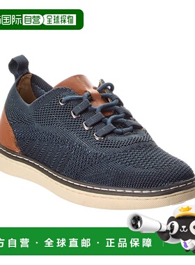 自营Johnston & Murphy McGuffey Knit U-Throat Sneaker - blue