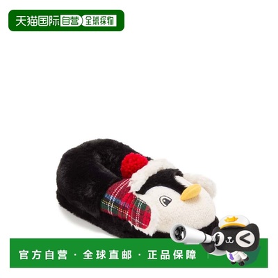 自营Dearfoams Kid's Emery Critter Closed Back Animal Slipper
