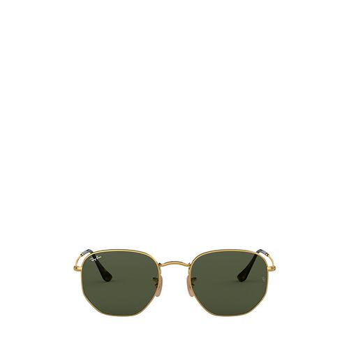 RAY-BAN 男士太阳镜 RB3548N001 金色 六边形太阳镜