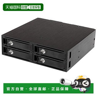 【日本直邮】Startech.com硬盘盒4-bay HDD/SSD硬盘移动架内置5英