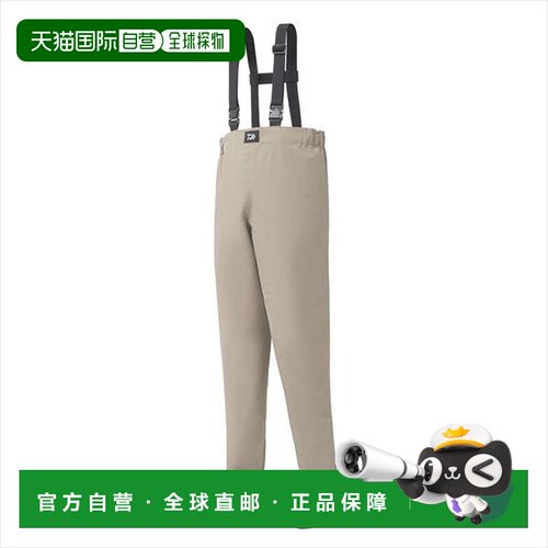 日本直邮Daiwa BW-3051S 防水连体衣（圆头袜）灰褐色3L 码