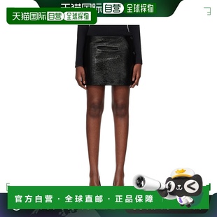女士 Courreges 黑色 Oblique 424CJU2 1h可退 短裙 香港直邮潮奢