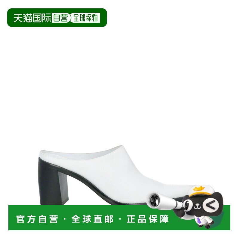 1h可退 香港直邮BY FAR 女士 Mules 木屐 white白色 舒适时尚单鞋,女鞋,穆勒鞋,淘宝优惠券,粉丝福利购,淘宝优惠卷