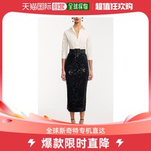 女士刺绣珠片针织中长半身裙 HERRERA 香港直邮潮奢 CAROLINA