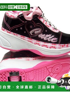 【日本直邮】RANGS JAPAN 波普带滑轮流行运动鞋 黑 22cm