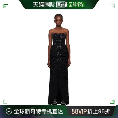 香港直邮潮奢 SHUSHU TONG 女士 黑色 Shirred Sheath 连衣裙 FSD