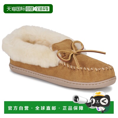 欧洲直邮Minnetonka 迷你唐卡 ALPINE SHEEPSKIN MOC 女鞋拖鞋/便