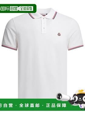1h可退 香港直邮潮奢 Moncler 盟可睐 男士 棉质凸纹Polo衫 8A703