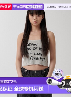 韩国直邮MAHAGRID 女士运动背心MG2FMFK613ABE LETTERING SLEEVELE