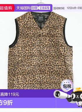 日本直邮TAION 基础款 V 领纽扣内衬羽绒背心95% 羽绒 [TAION-001