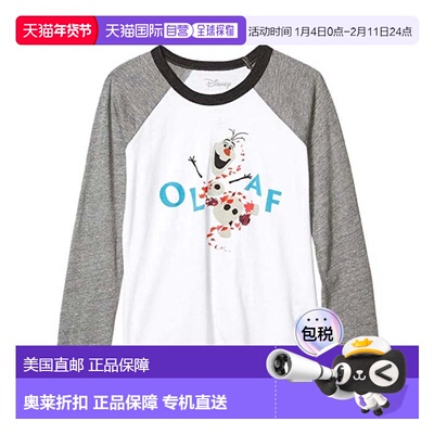自营Kids Chaser Disney's Frozen Olaf Jersey White Gray Block
