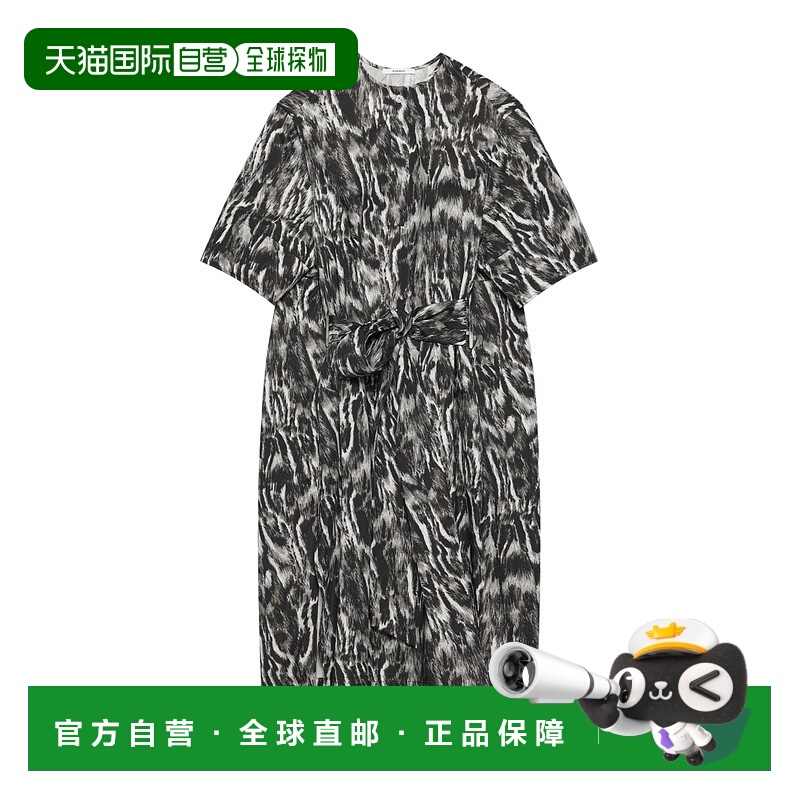 香港直邮Givenchy 动物纹印花连衣裙 BW22MG168X