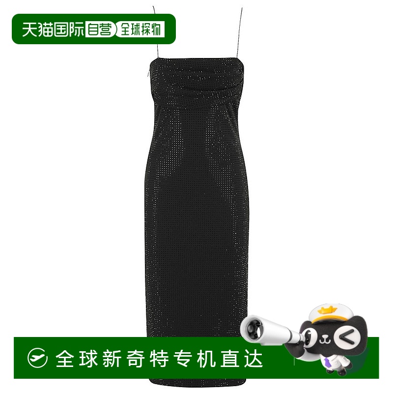 自营philosophy di lorenzo serafiniRhinestone Jersey Dress -
