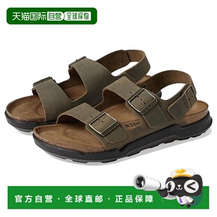 1h可退 香港直邮潮奢 birkenstock 勃肯 男士 Milano 皱纹凉鞋