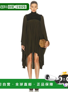 1h可退 香港直邮ZIMMERMANN 女士 Memento 蝙蝠袖迷你连衣裙 5563