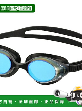 日本直邮VIEW KOKOCHI 镜面款游泳镜 通用型 V830YSAM-BKBL 水下