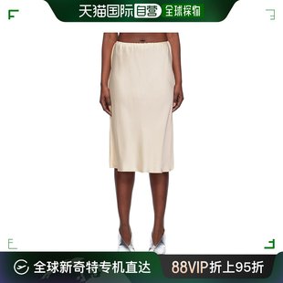 女士 桑达 吉尔 Sander J02MA0202J 米色半身裙 Jil 香港直邮潮奢