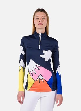 Rossignol 女士 JCC Booster 半拉链上衣（宇宙蓝）RLNWL1772T00L
