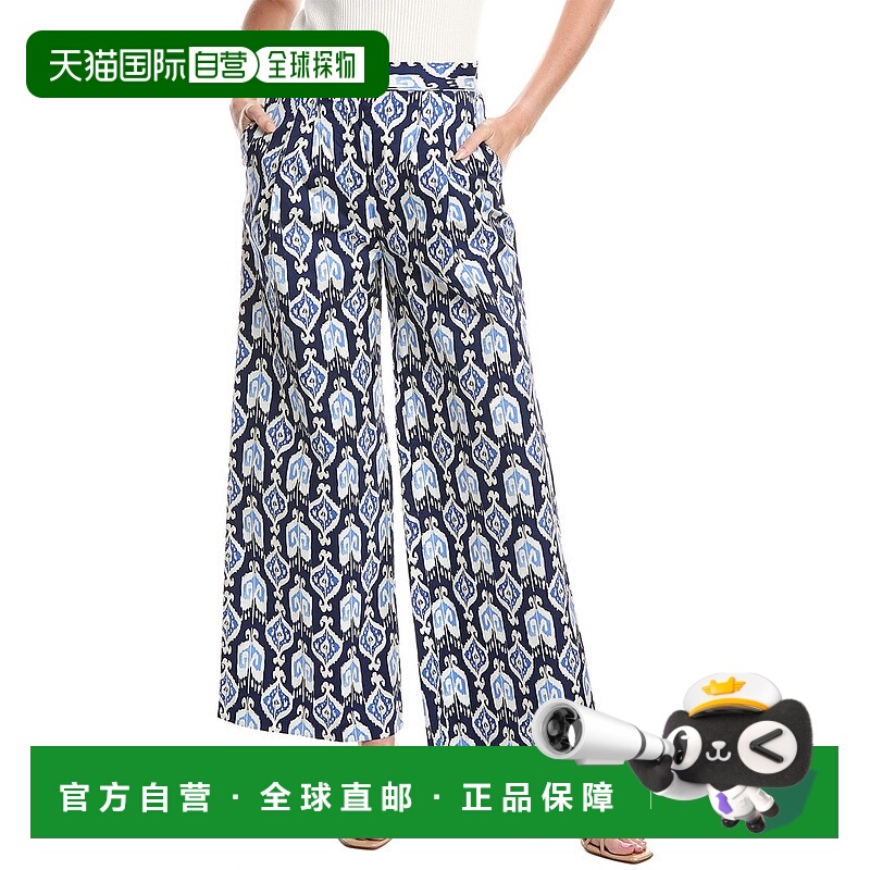 自营 J.McLaughlin Amal长裤-海军蓝/蓝色 休闲裤美国直发奥莱