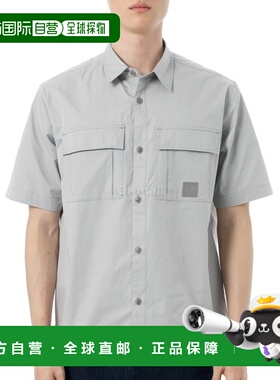 韩国直邮CP COMPANY 大都会系列华达呢短袖衬衫（18CLSH027A 0064