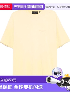 1h可退 香港直邮Represent 男士 T恤 OCM4111432 yellow黄色 舒适