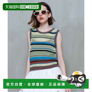 背心 1h可退 女士2WAY多色条纹无袖 SPECIAL 21251 日本直邮MAISON