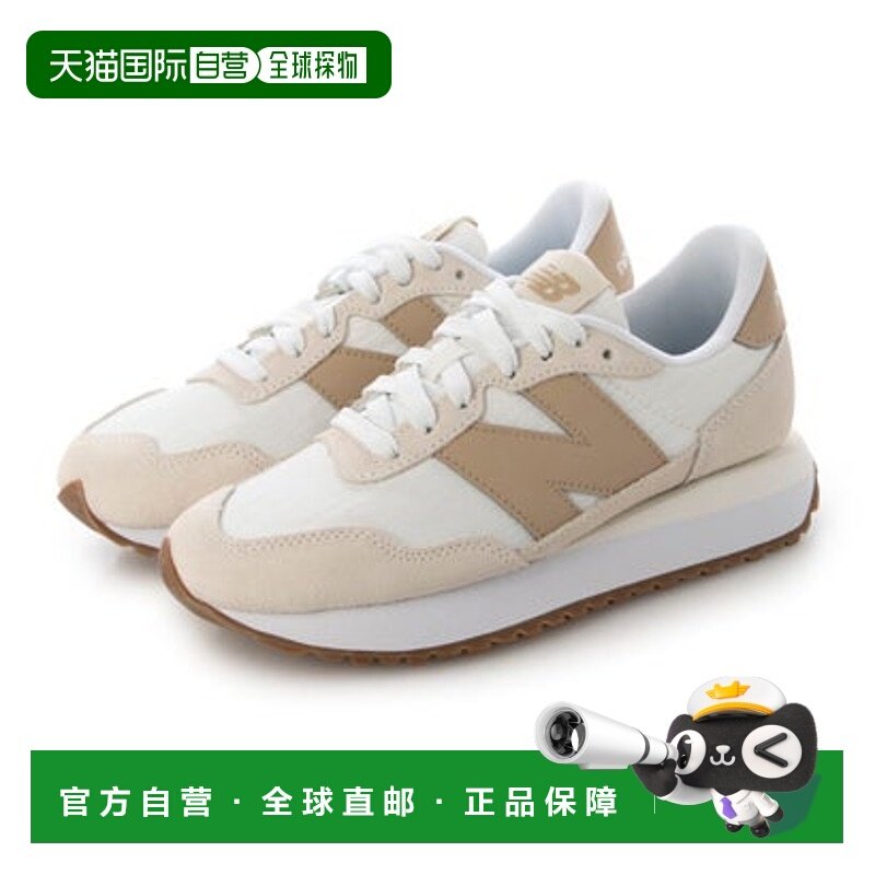日本直邮New Balance 女士绒面运动鞋 大N标志 [4-nb-w-ws237-010