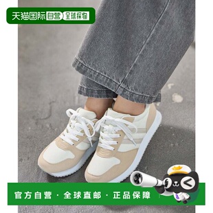 日本直邮Honeys 女士高性能网眼仿麂皮抗菌运动鞋 [HN6029EW01153